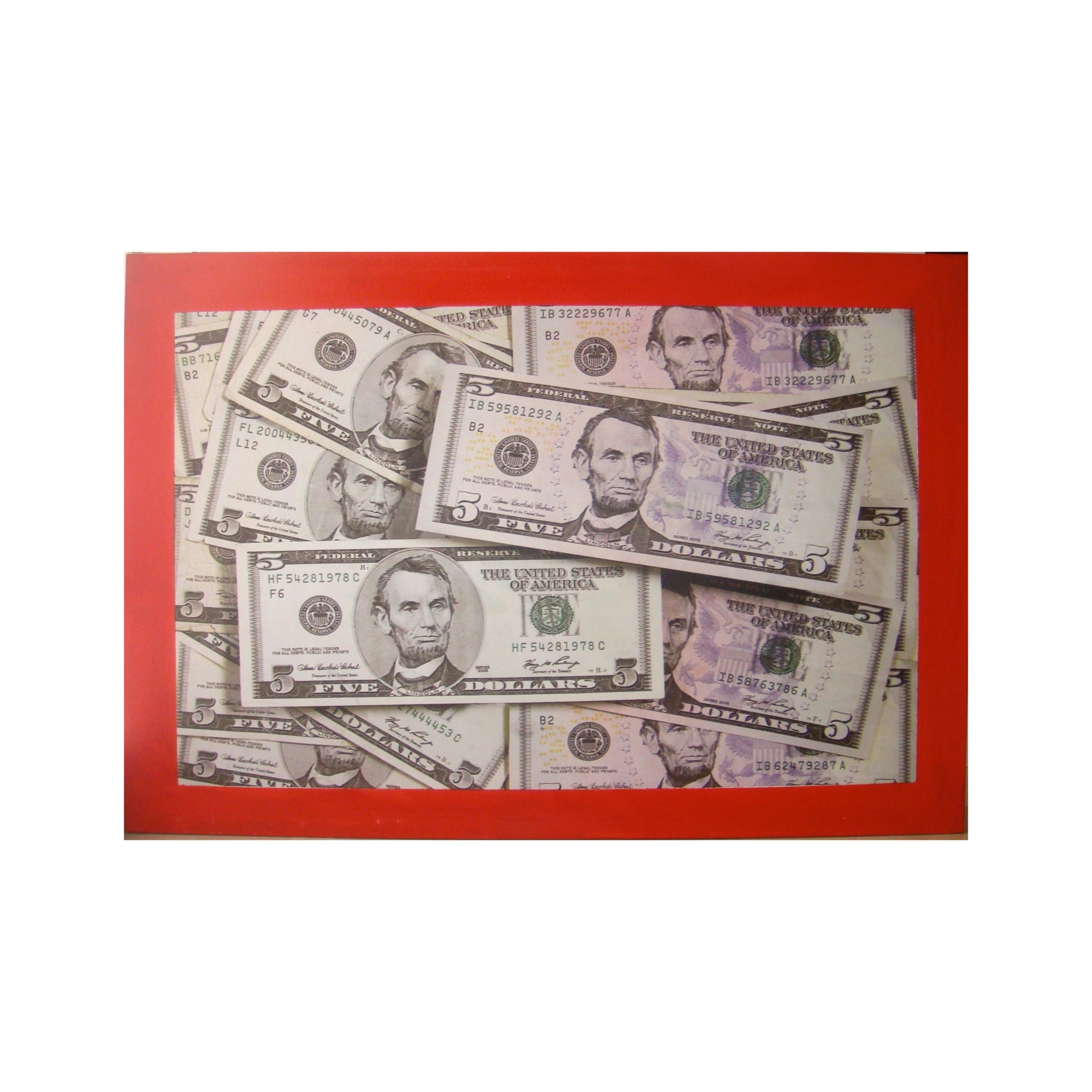 5 dollars - Steve Kaufman ART by G