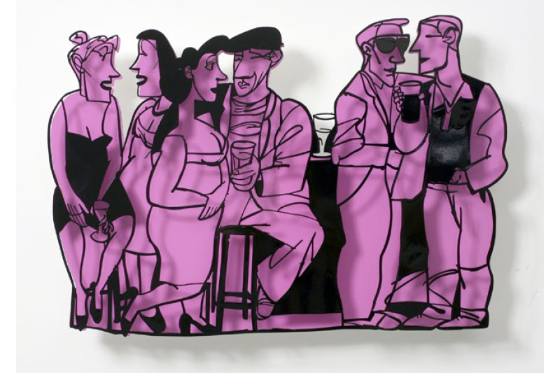 Bar People, Small Talk, Time Out - Lot de trois sculptures - David Gerstein ART by G