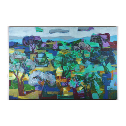 Car & Olive Trees (2016) ART by G