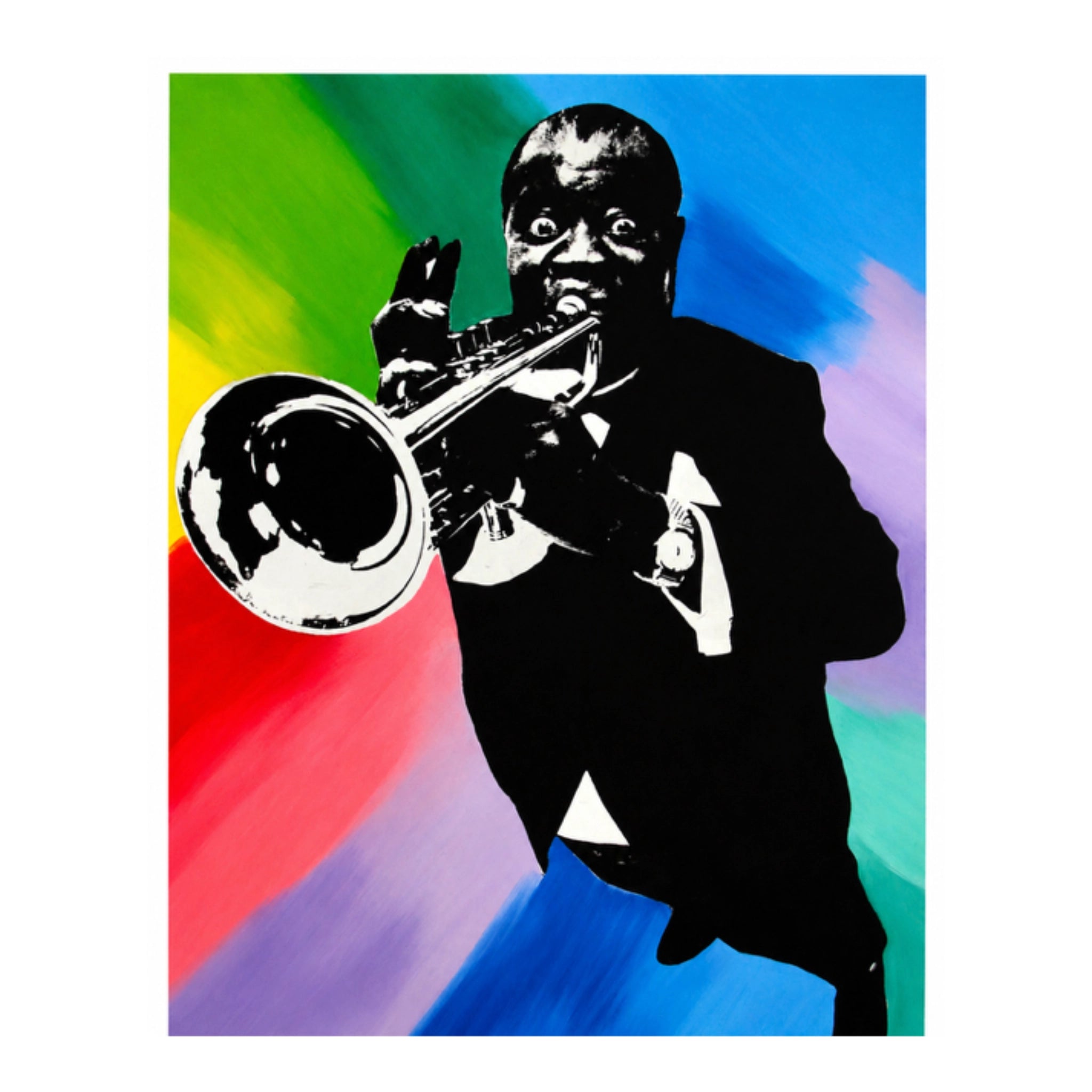 Louis Armstrong - Steve Kaufman ART by G
