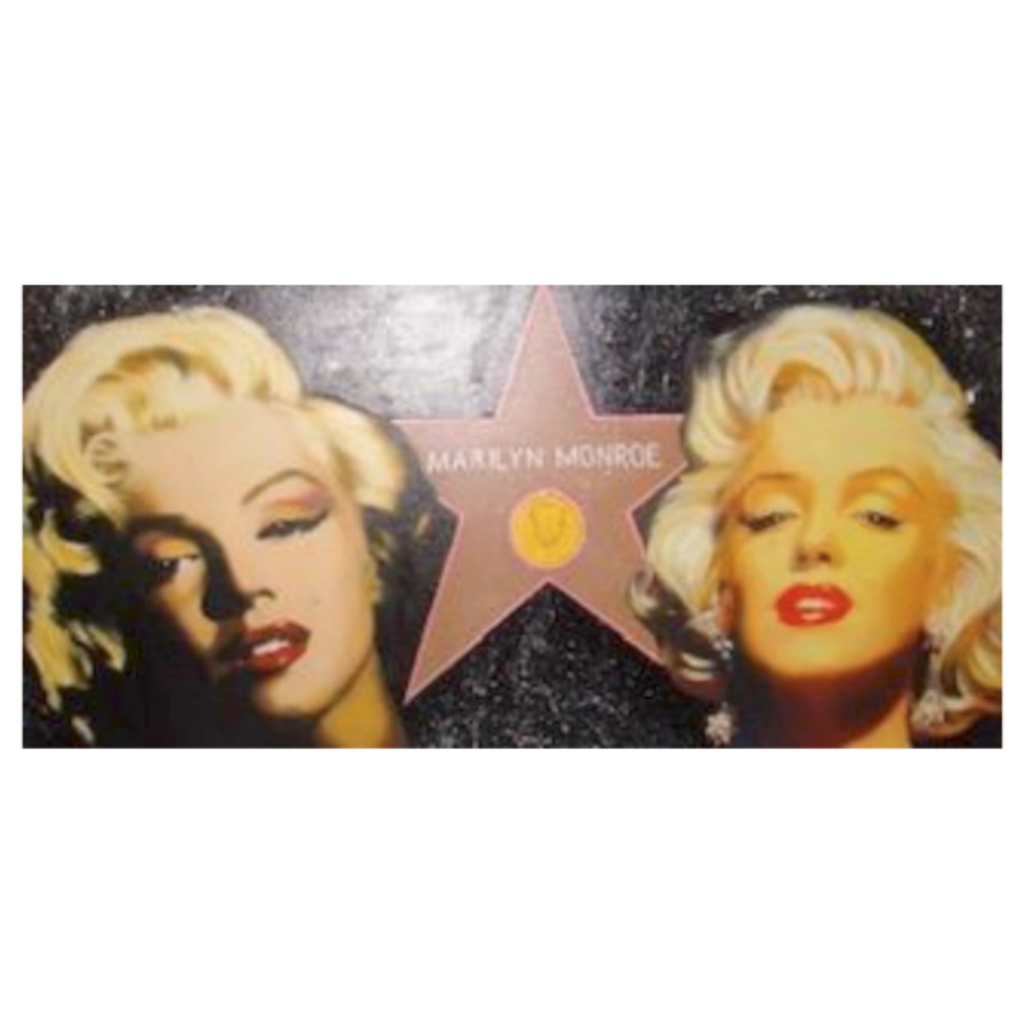Marilyn Monroe Star - Steve Kaufman ART by G