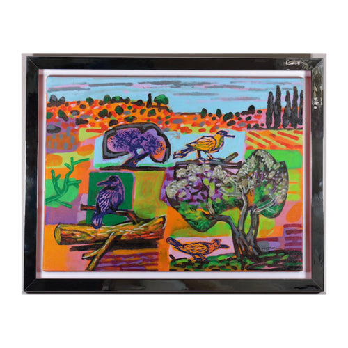 Olive Trees With Birds (2023) ART by G