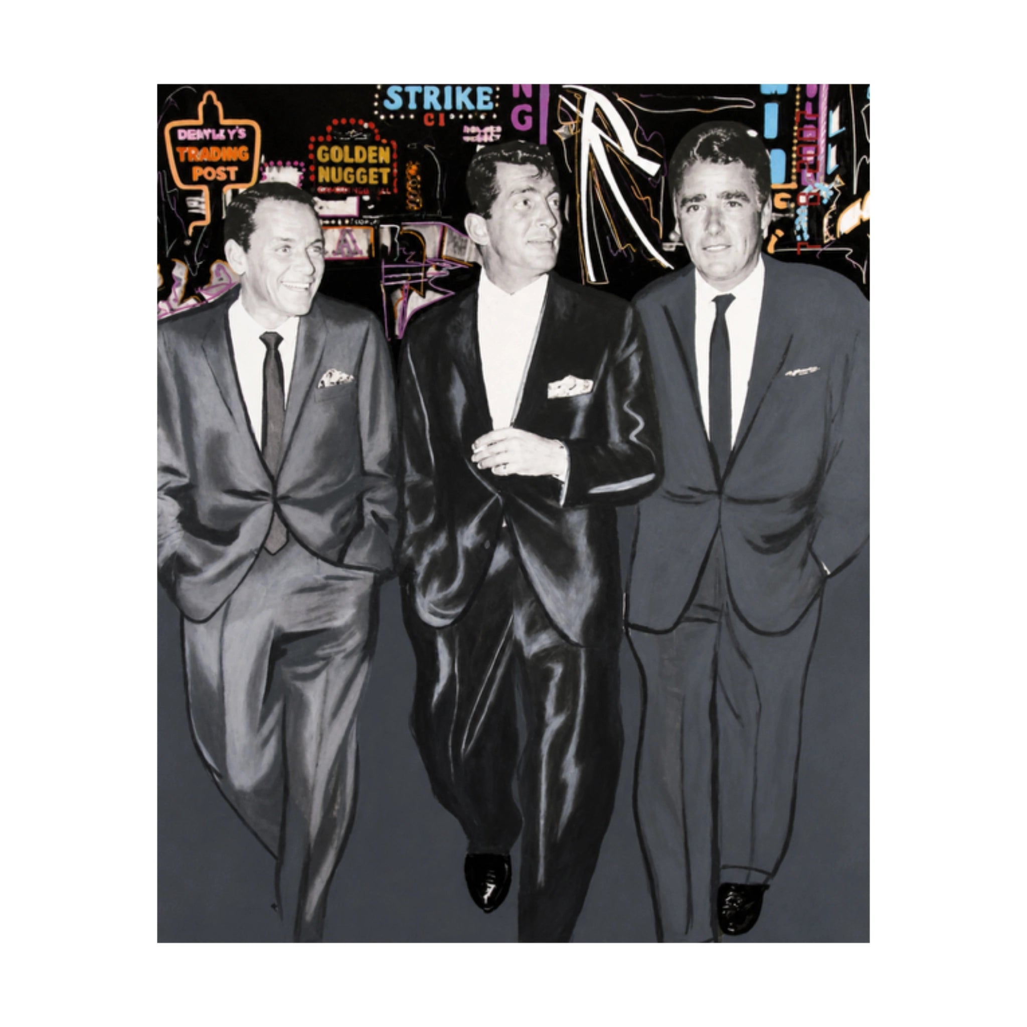 Rat Pack - Steve Kaufman ART by G