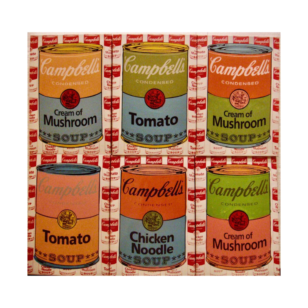 Campbell's Soup (6 pièces) - Steve Kaufman ART by G